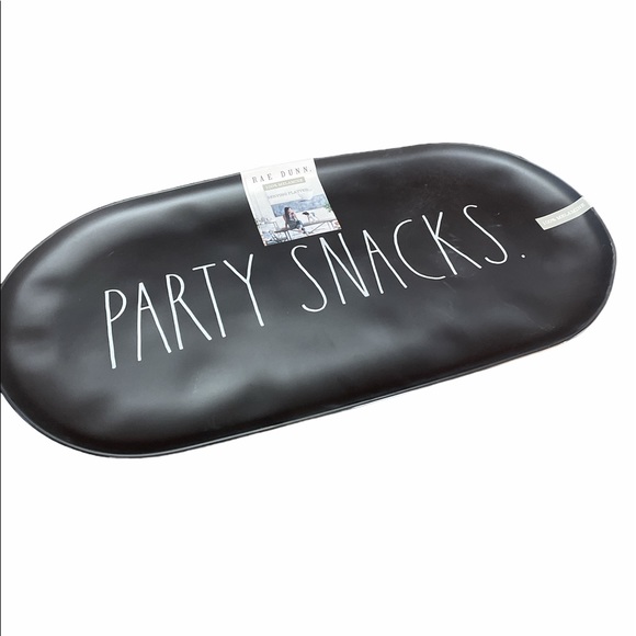 Rae Dunn Other - ⭐️ LAST ONE ⭐️Rae Dunn PARTY SNACKS Serving Tray